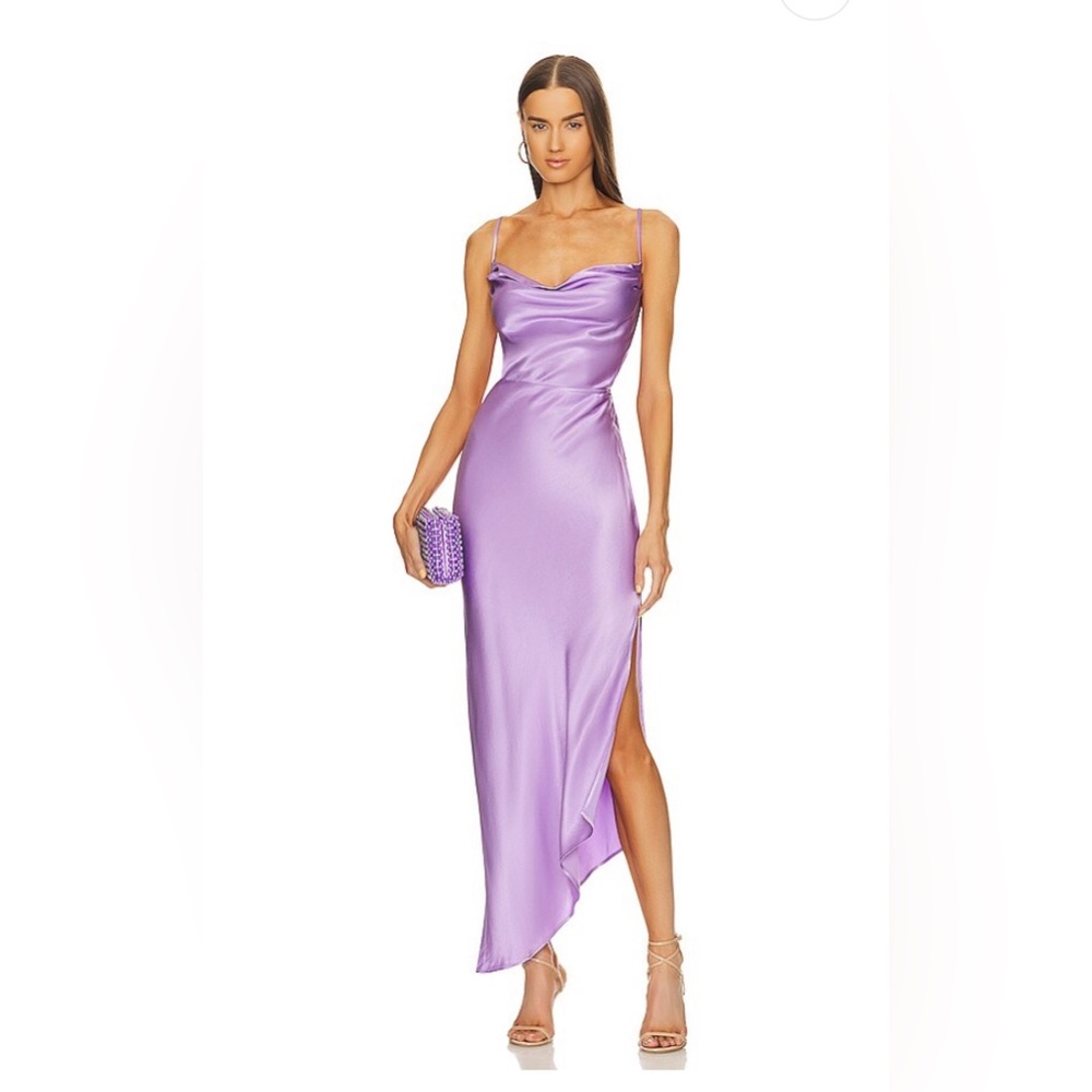 Michael Costello x REVOLVE Cassie Midi Dress in Purple